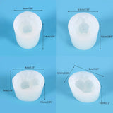 3D Shape Silicone Mold Candle Molds One-horn Fondant Mould