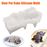 3D Dog Silicone Candy Mold Cake Chocolate Mould DIY Cake Decorating Tool