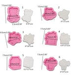 3D Silicone Mold Baking Mold Easy to De-mold Resin Casting Molds