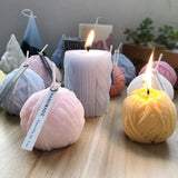 3D Silicone Candle Mold, Ball Shape Aroma Candle Mold, DIY Plaster Mold