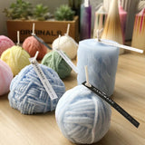 3D Silicone Candle Mold, Ball Shape Aroma Candle Mold, DIY Plaster Mold