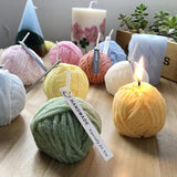 3D Silicone Candle Mold, Ball Shape Aroma Candle Mold, DIY Plaster Mold