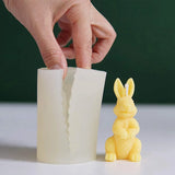 3D Simulation Rabbit Silicone Mold For Cake Decoration