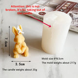 3D Simulation Rabbit Silicone Mold For Cake Decoration