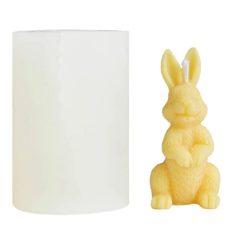 3D Simulation Rabbit Silicone Mold For Cake Decoration