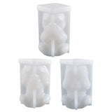 3D Skull Candle Silicone Molds DIY Halloween Chocolate Ice Cube Resin Mold