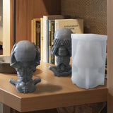 3D Skull Candle Silicone Molds DIY Halloween Chocolate Ice Cube Resin Mold