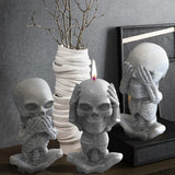 3D Skull Candle Silicone Molds DIY Halloween Chocolate Ice Cube Resin Mold