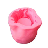 3D Skull Flowerpot Silicone Mold Resin DIY Making Clay Home Decor