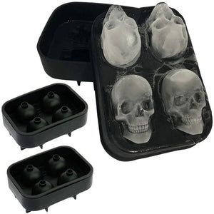 Skull Ice Ball Cube Silicone Molds for Jewelry Making Supplies