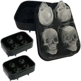 Skull Ice Ball Cube Silicone Molds for Jewelry Making Supplies