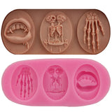 3D Skull Resin Charms Pendant Mold - Jewelry Making