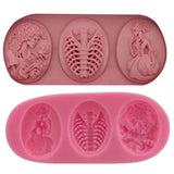 3D Skull Resin Charms Pendant Mold - Jewelry Making