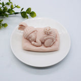 3D Sleeping Baby Silicone Mold for Chocolate Candy Fondant Soap Candle Making