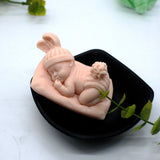 3D Sleeping Baby Silicone Mold for Chocolate Candy Fondant Soap Candle Making