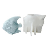 3D Small Fish Candle Mold DIY Aromatherapy Mold for Plaster Craft Soap Making