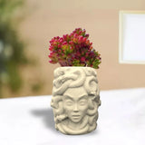 3D Snake Girl Silicone Flower Pot Mold Concrete Succulent Planter Resin Mold