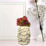 3D Snake Girl Silicone Flower Pot Mold Concrete Succulent Planter Resin Mold