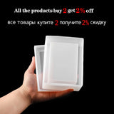 3D Square Tissue Molds Epoxy Mould Decorative Craft Silicone Mold