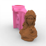 3D Statue Candle Silicone Mold for Desktop Decor