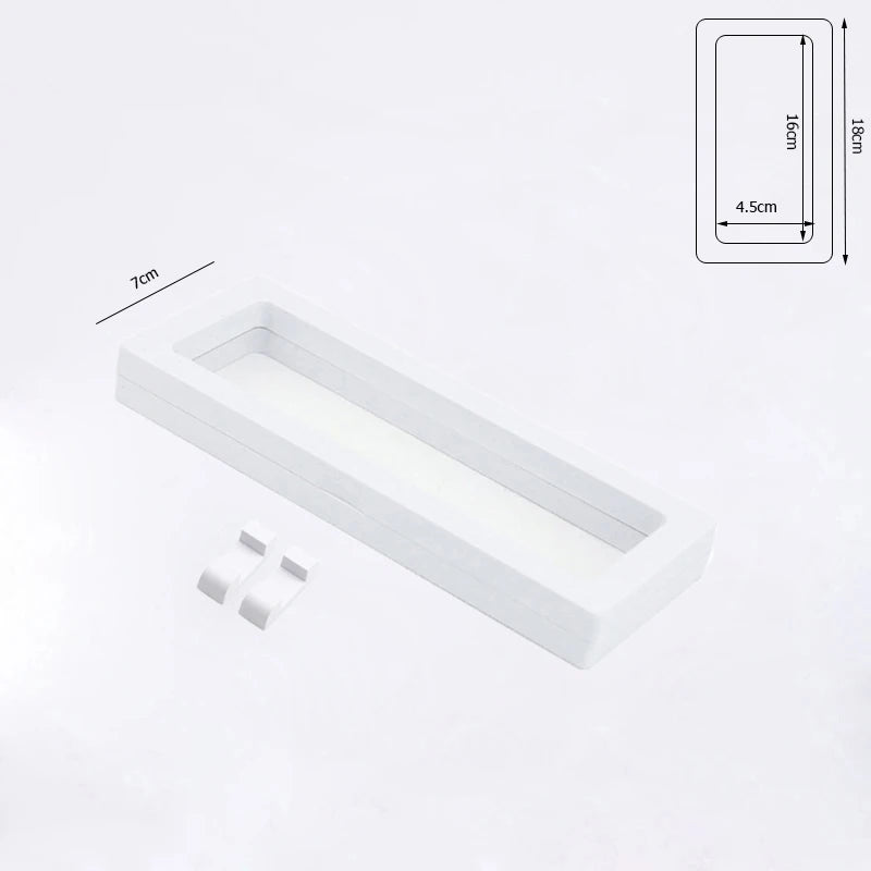 3D Suspended Floating Display Stand Case Jewelry Watch Dials Holder
