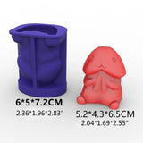 3D Toy Penis Epoxy Resin Mold Ornaments Home Decorations Casting Silicone Mould