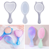 Transparent Silicone Comb Mold for Hair Brush Jewelry Making