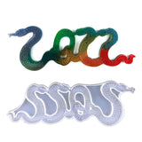 3D Transparent Silicone Resin Snake Ornaments Mold Epoxy Resin Casting Molds DIY