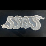 3D Transparent Silicone Resin Snake Ornaments Mold Epoxy Resin Casting Molds DIY