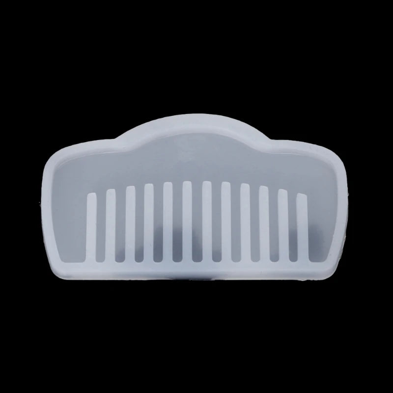 3D Transparent UV Resin Silicone Comb Mold for DIY Jewelry Making Tools