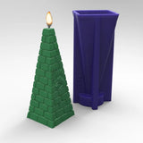 3D Triangular Shape Candle Mold European American Classical Scented Mold