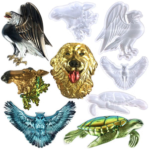 3D Silicone Mold DIY Home Art Animal Casting