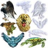 3D Silicone Mold DIY Home Art Animal Casting
