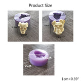 Skull Shape Silicone Mold for DIY Decoration Making