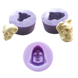 Skull Shape Silicone Mold for DIY Decoration Making