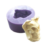 Skull Shape Silicone Mold for DIY Decoration Making