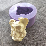 Skull Shape Silicone Mold for DIY Decoration Making