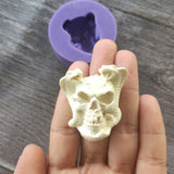 Skull Shape Silicone Mold for DIY Decoration Making