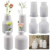 3D Vase Silicone Mold Flower Pot Plaster Mold Home Decoration