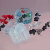 3D Goldfish Pendant Silicone Mold Resin Jewelry Making Tools