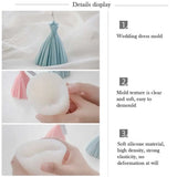3D Wedding Dress Candle Mold Fragrance Wax Model Plaster Mould Party Decor