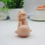 Whale Girl Silicone Mold for Home Decor