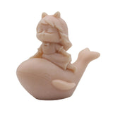 Whale Girl Silicone Mold for Home Decor