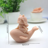 Whale Girl Silicone Mold for Home Decor