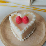 3D Love Shape Cake Candle Silicone Mold