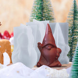 3D Snowman Santa Claus Silicone Mold Epoxy Resin Craft Decoration