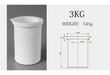 3KG Quartz Melting Crucible for Silver Jewelry Tools