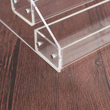 3Layers Acrylic Clear Nail Polish Storage Rack Makeup Cosmetic Organizer