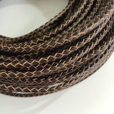 3MM 10Yards 100% Cow Leather Braided Cords Ropes