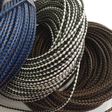 3MM 10Yards 100% Cow Leather Braided Cords Ropes